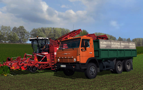 Скачать КамАЗ 55102 v3.0 для Farming Simulator 2013