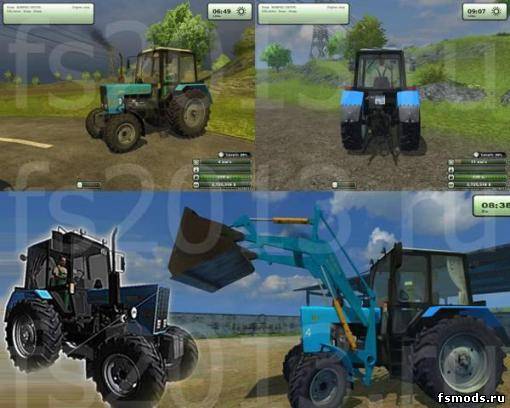 Скачать Пак МТЗ 82.1 для Farming Simulator 2013