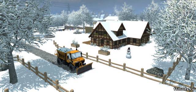 Зимняя карта для Farming Simulator 2013