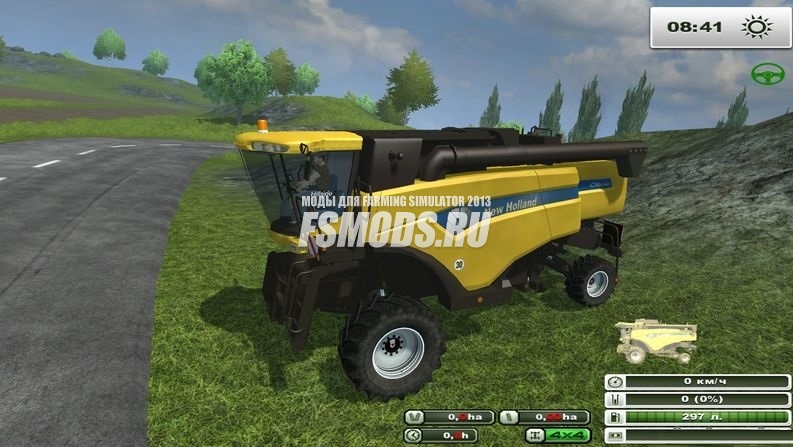 Скачать NEW HOLLAND CX 5090 HILLSIDE V2.0 для Farming Simulator 2013