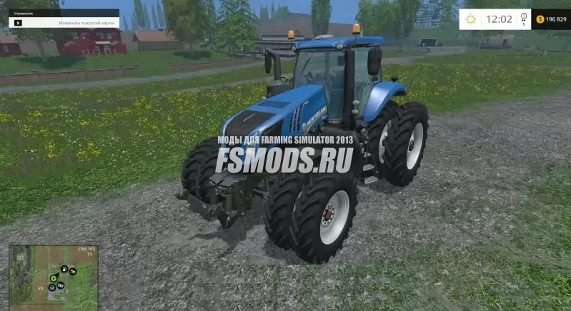 Скачать New Holland T8 320 DRC v1.0 для Farming Simulator 2015