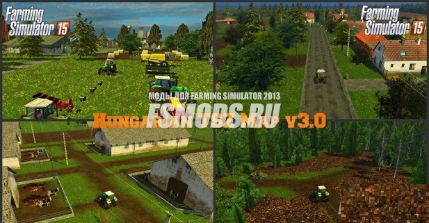 Скачать Hungarian TSZ Map v3.0 для Farming Simulator 2015