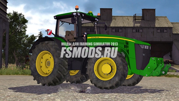 Скачать John Deere 8370R 2014 v 2.0 для Farming Simulator 2013