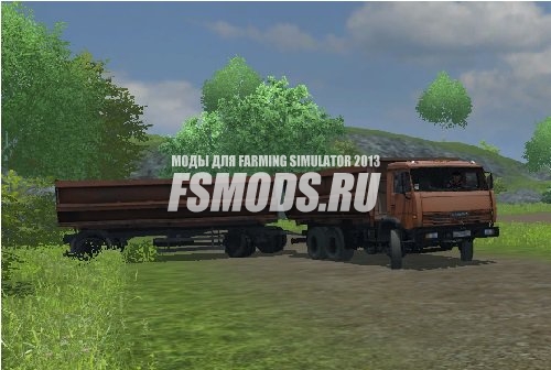 КАМАЗ 45280 и прицеп для Farming Simulator 2013