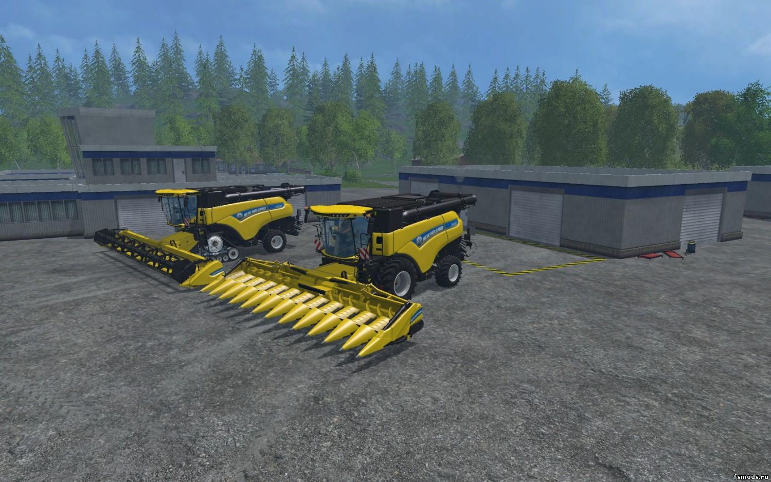 Скачать New Holland CR 1090 v1.0 для Farming Simulator 2015