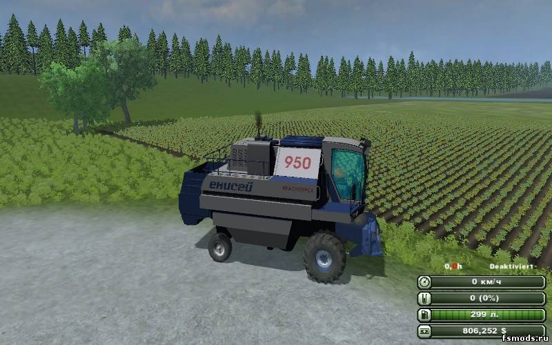 ЕНИСЕЙ 950 «РУСЛАН» для Farming Simulator 2013