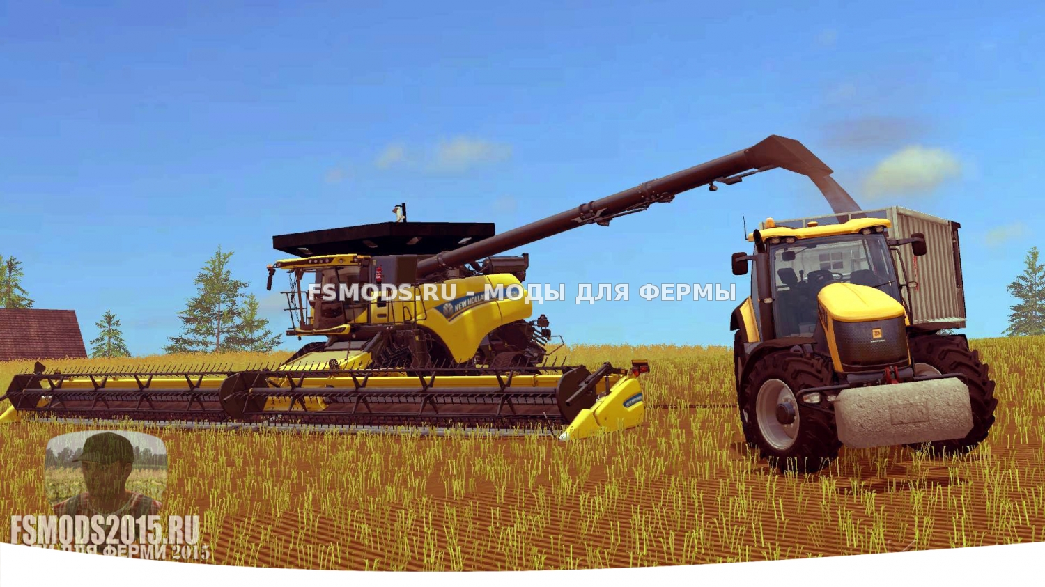 Скачать NEW HOLLAND CR10.90 CRAWLER для Farming Simulator 2015
