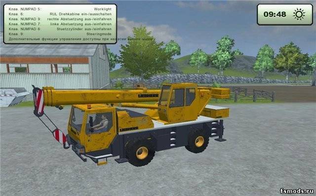 Liebherr LTM 1030 для Farming Simulator 2013