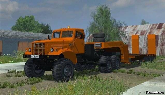 КрАЗ-255 & ЧМЗАП 9990 для Farming Simulator 2013