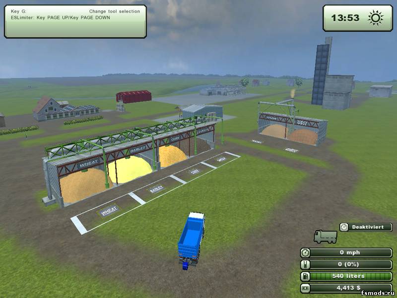 Бункер для зерна для Farming Simulator 2013