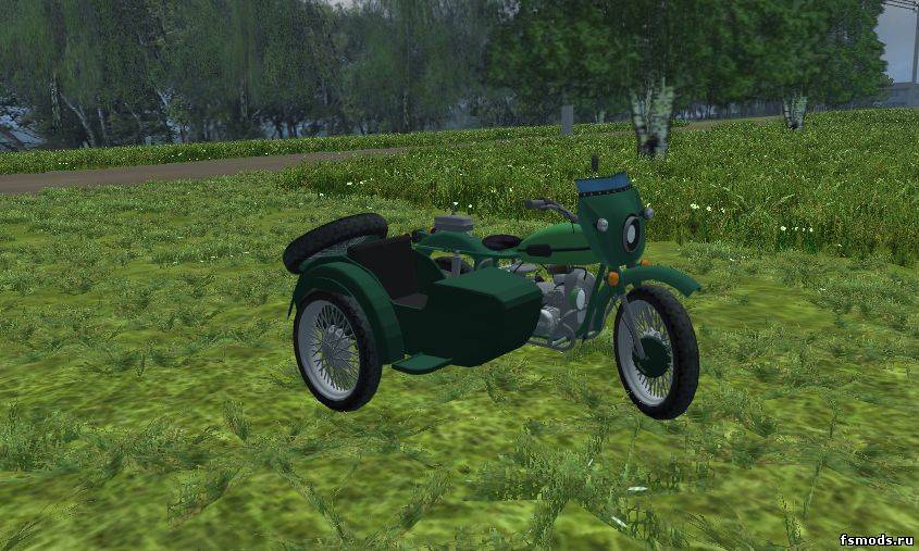 Скачать Мотоцикл УРАЛ для Farming Simulator 2013