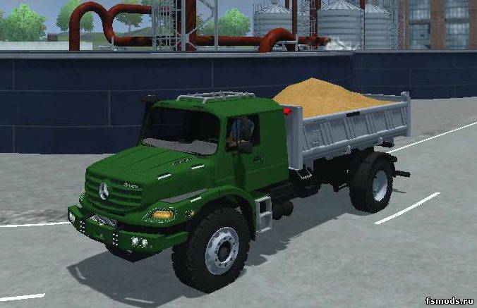 Скачать Mercedes Zetros 1833A для Farming Simulator 2013
