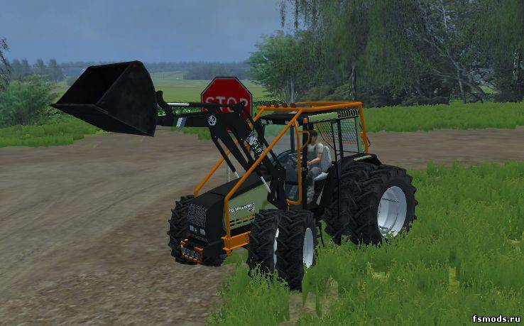 Скачать Valtra 6800 FL Forst для Farming Simulator 2013