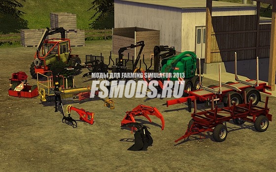 Скачать Лесозаготовка для Farming Simulator 2013