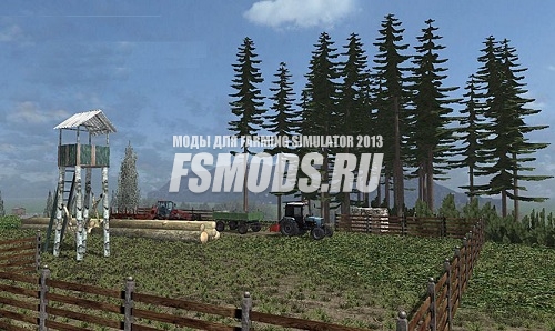 Скачать Лесная деревня для Farming Simulator 2013