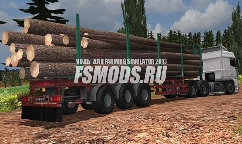 Скачать Прицеп лесовоз для Farming Simulator 2013
