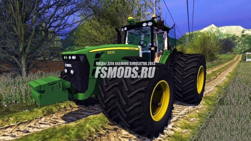 John Deere 8530 Powershift V 2.2 MR для Farming Simulator 2013