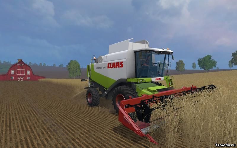 Скачать CLASS LEXION 550 & 560TT V1.0 для Farming Simulator 2015