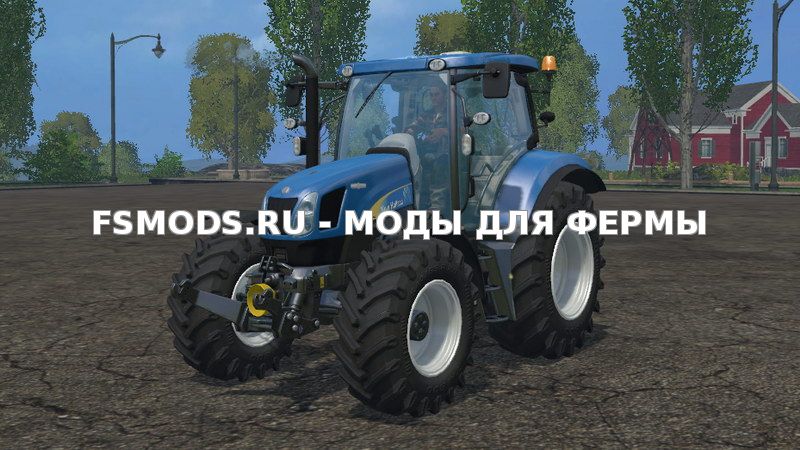Скачать New Holland T6040 v1.0 для Farming Simulator 2015