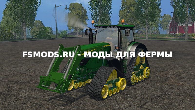 Скачать John Deere 6210R Quad Track v1.0 для Farming Simulator 2015