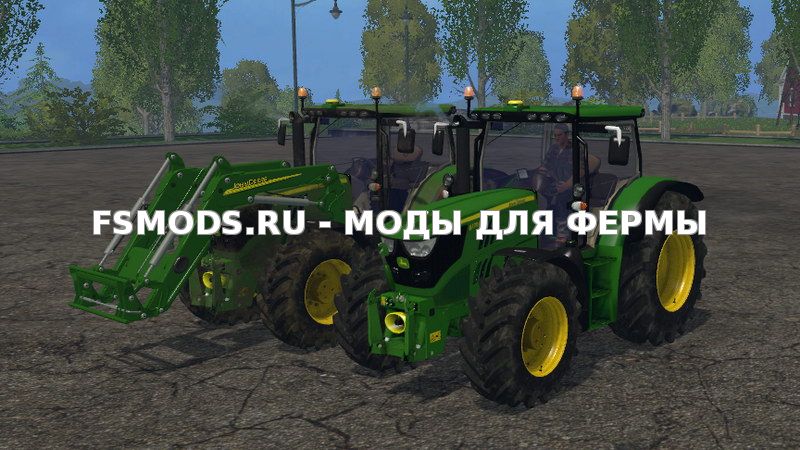 Скачать John Deere 6170R Pack v1.0 для Farming Simulator 2015
