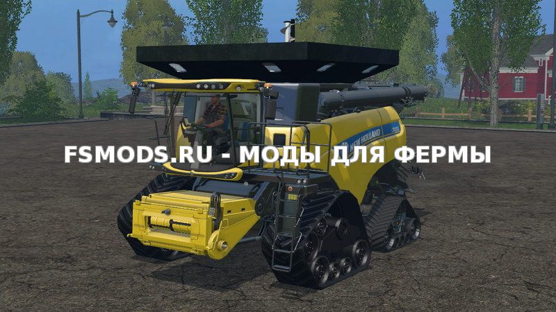 Скачать New Holland CR 1090 4x4 QuadTrac v2.0 для Farming Simulator 2015