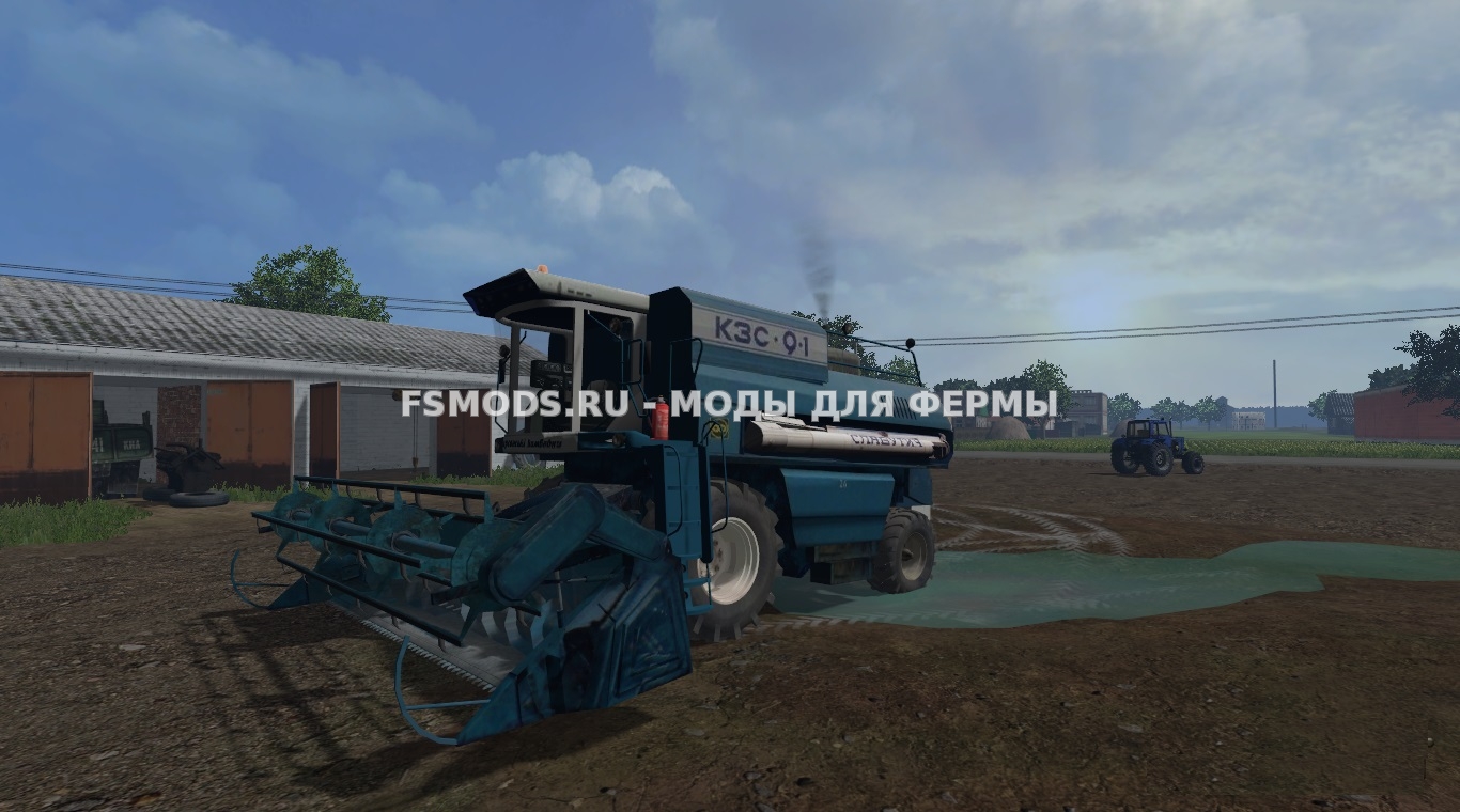 Скачать КЗС-9.1 СЛАВУТИЧ для Farming Simulator 2015