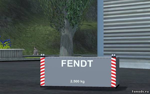 Weight 2500KG Fendt для Farming Simulator 2013