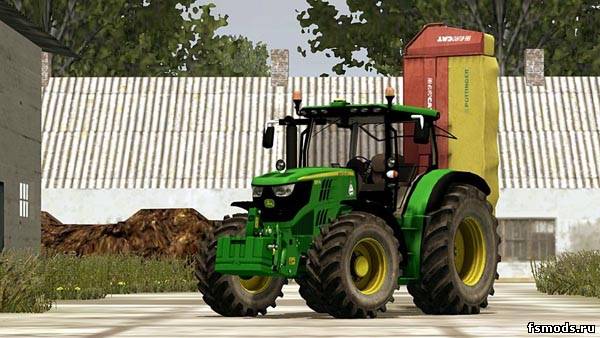 Скачать John Deere 6150R v 2.0 для Farming Simulator 2013