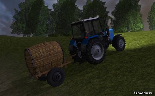 Деревянная бочка для Farming Simulator 2013