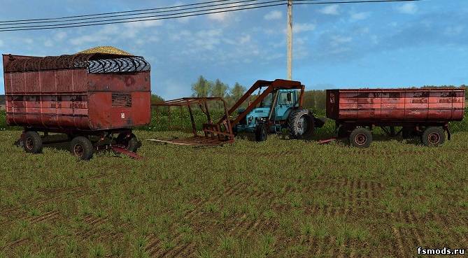 МТЗ стогомет & ПТС фургон для Farming Simulator 2013