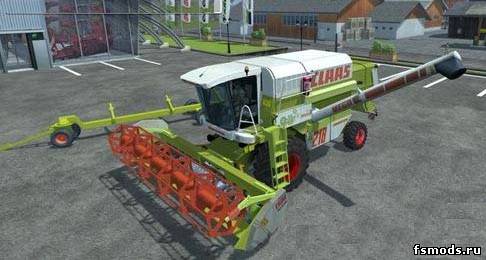 Claas Mega 218 v 1.1 MR для Farming Simulator 2013