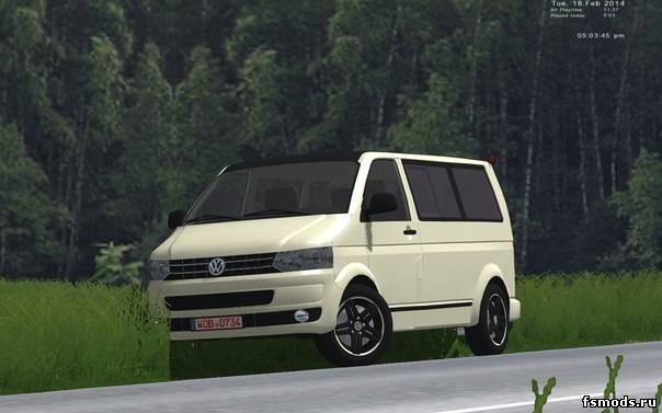Скачать Volkswagen Transporter T5 для Farming Simulator 2013