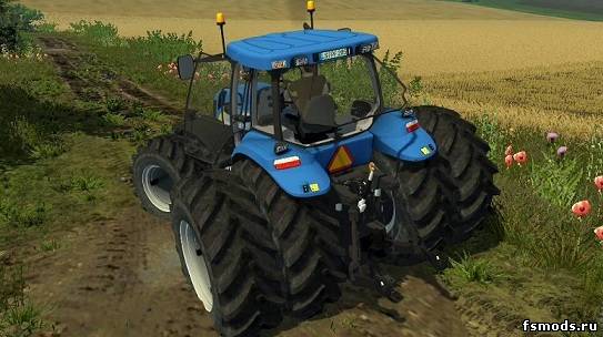 NEW HOLLAND T8020 V2 FULL для Farming Simulator 2013
